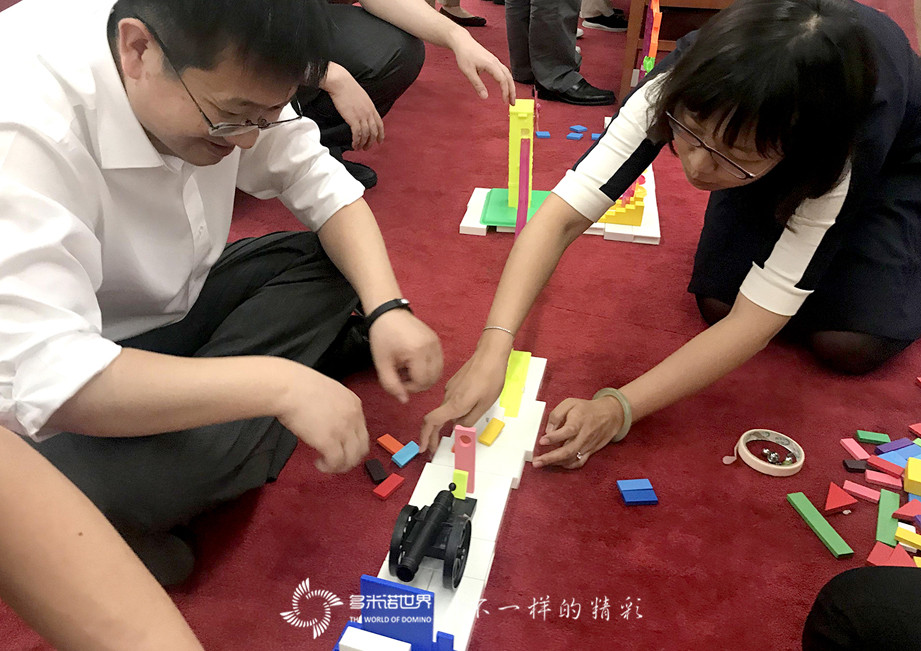 工行工会主题活动，多米诺再次成主角