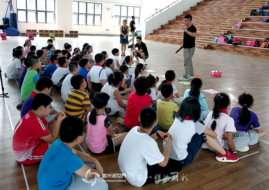 多米诺骨牌启动2018武汉全国科普日活动