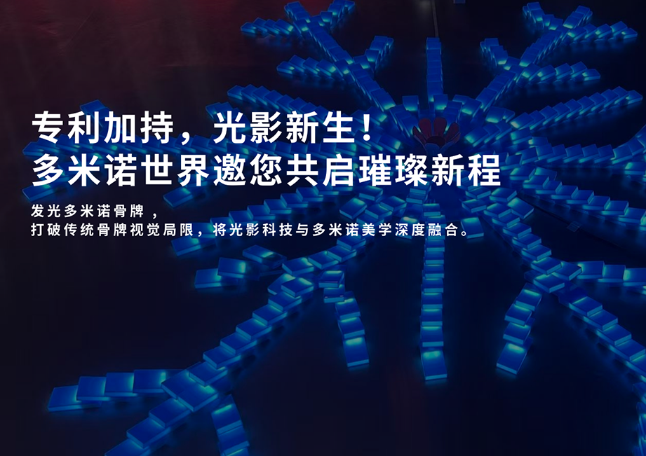 专利加持,光影新生!多米诺世界邀您共启璀璨新程